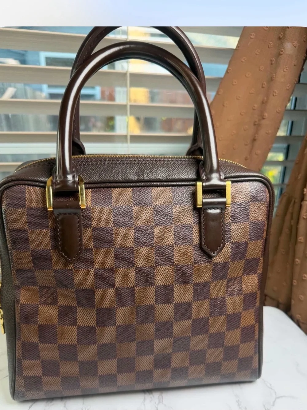 Louis Vuitton Brera Black Messenger Bag